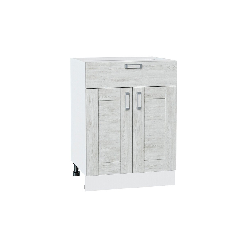 Шкаф нижний с 2-мя дверцами и ящиком Лофт