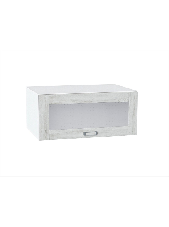 Шкаф верхний горизонтальный остекленный глубокий Лофт