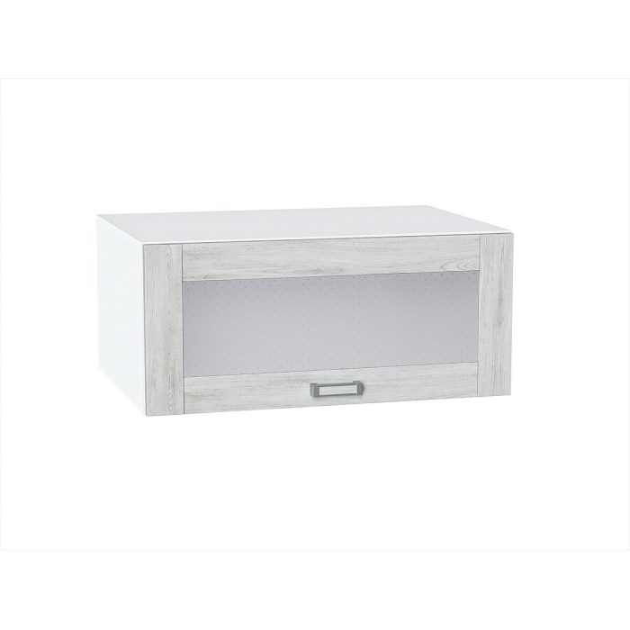 Шкаф верхний горизонтальный остекленный глубокий Лофт