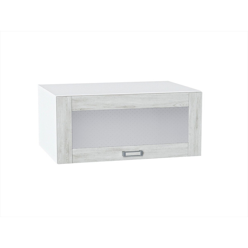 Шкаф верхний горизонтальный остекленный глубокий Лофт