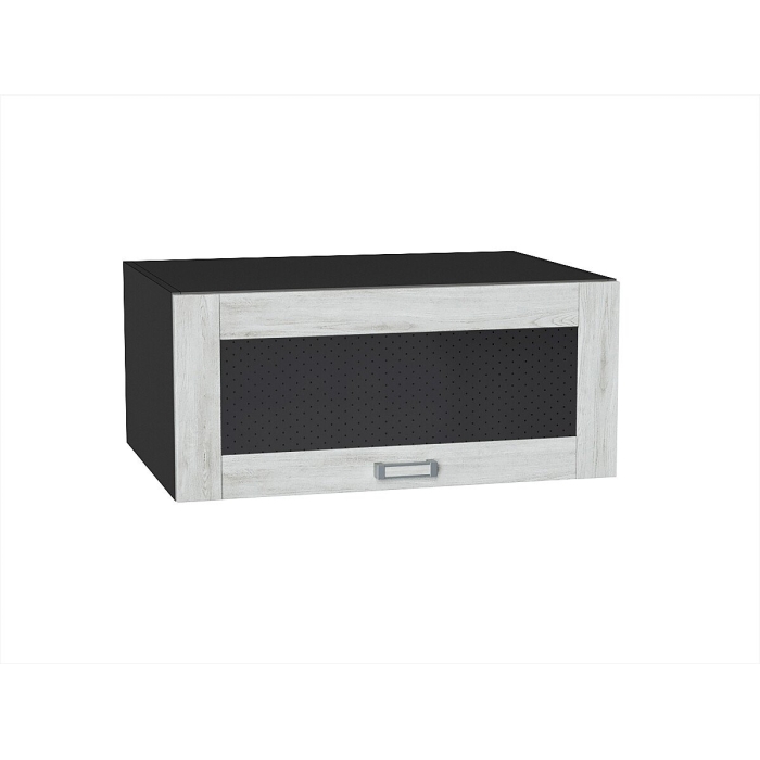 Шкаф верхний горизонтальный остекленный глубокий Лофт