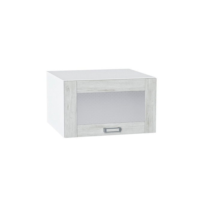 Шкаф верхний горизонтальный остекленный глубокий Лофт