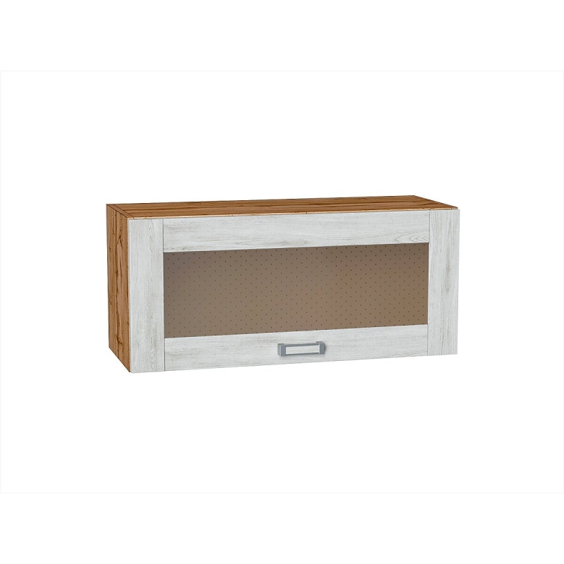 Шкаф верхний горизонтальный остекленный Лофт