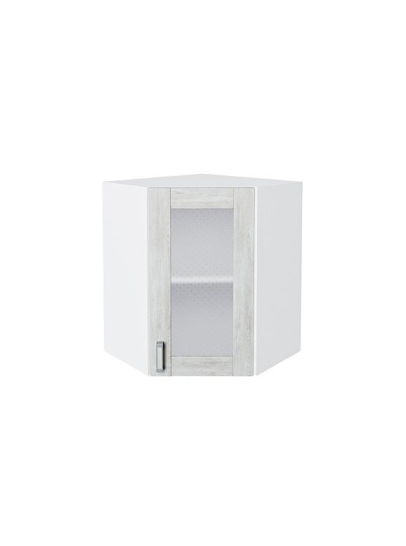 Шкаф верхний угловой остекленный Лофт