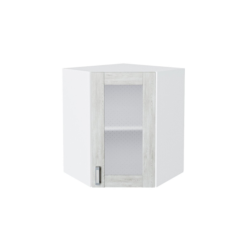 Шкаф верхний угловой остекленный Лофт