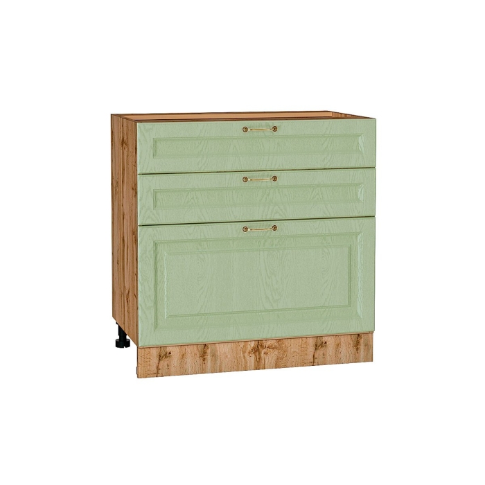 Шкаф нижний с 3-мя ящиками Ницца