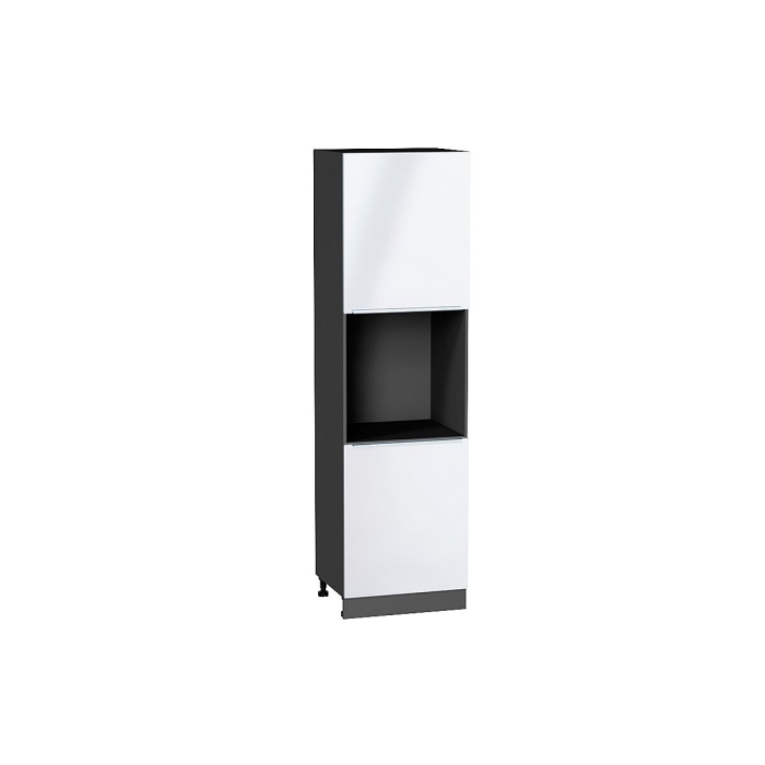 Шкаф пенал с 2-мя дверцами под технику Фьюжн