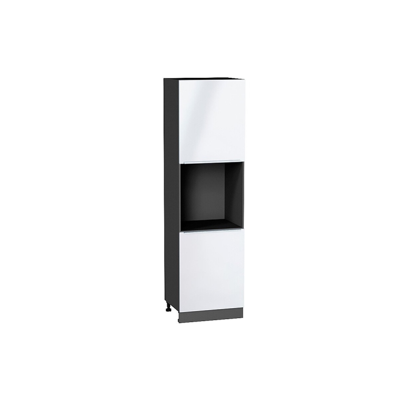 Шкаф пенал с 2-мя дверцами под технику Фьюжн