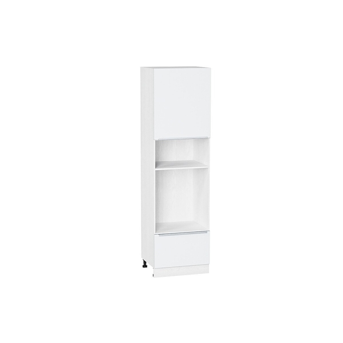 Шкаф пенал с 1-ой дверцей и ящиком под технику Фьюжн