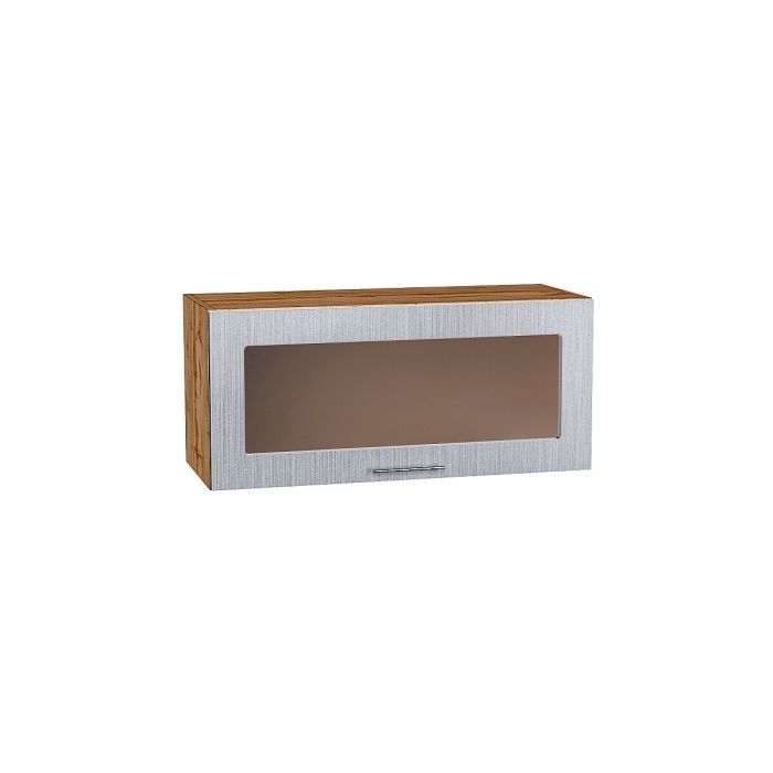 Шкаф верхний горизонтальный остекленный Валерия-М