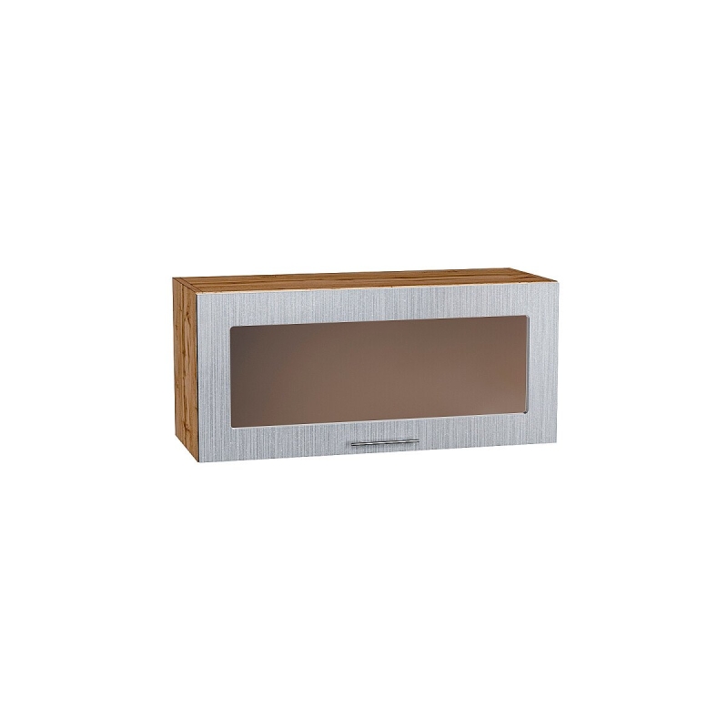 Шкаф верхний горизонтальный остекленный Валерия-М