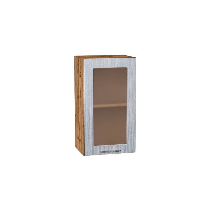 Шкаф верхний с 1-ой остекленной дверцей Валерия-М