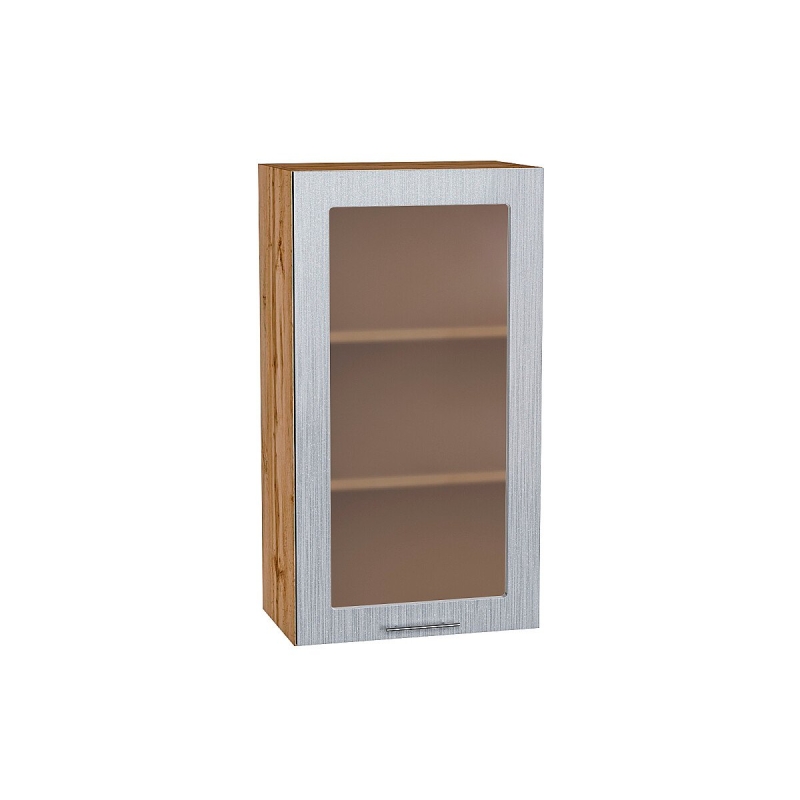 Шкаф верхний с 1-ой остекленной дверцей Валерия-М
