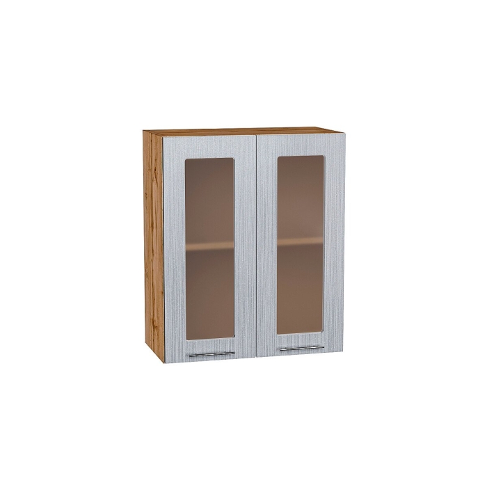 Шкаф верхний с 2-мя остекленными дверцами Валерия-М