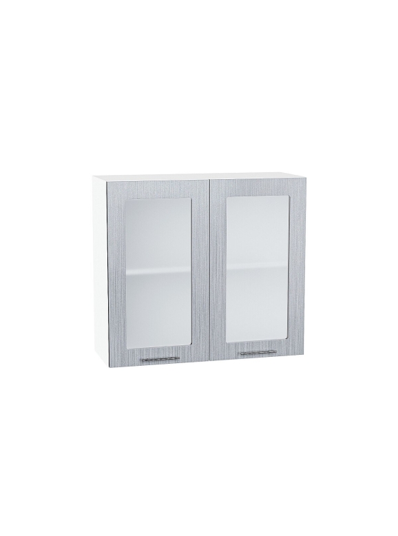 Шкаф верхний с 2-мя остекленными дверцами Валерия-М