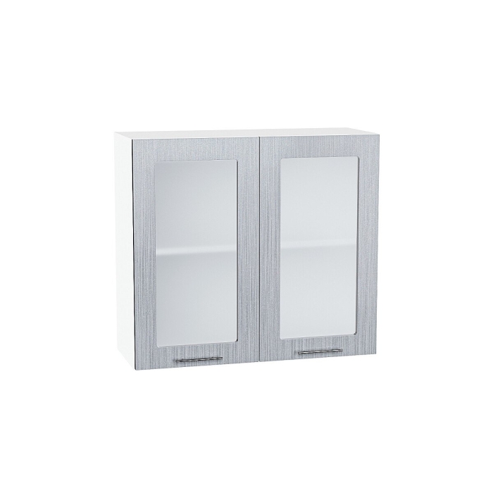 Шкаф верхний с 2-мя остекленными дверцами Валерия-М