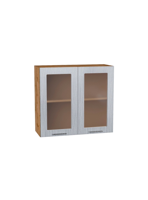 Шкаф верхний с 2-мя остекленными дверцами Валерия-М
