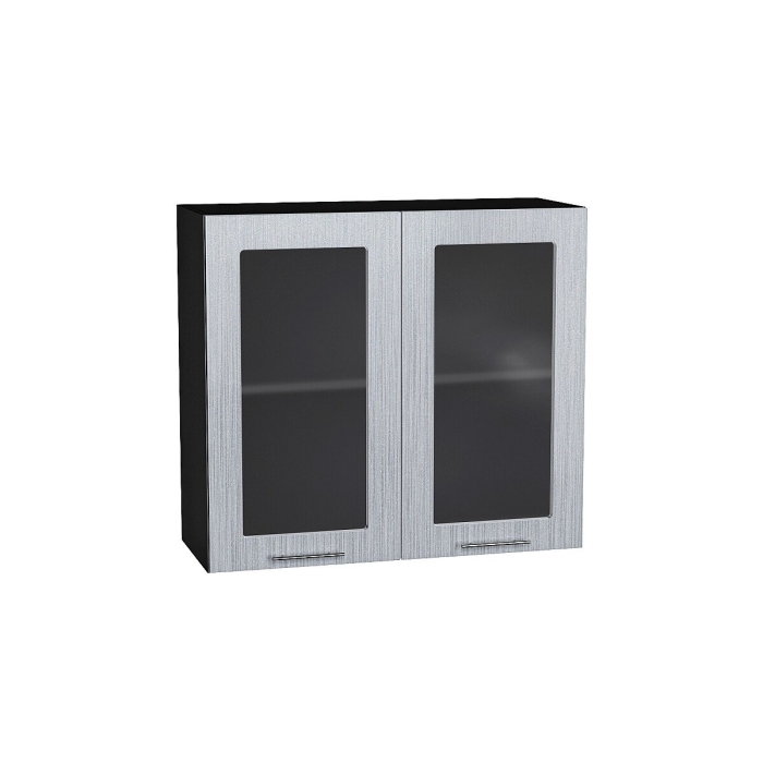 Шкаф верхний с 2-мя остекленными дверцами Валерия-М