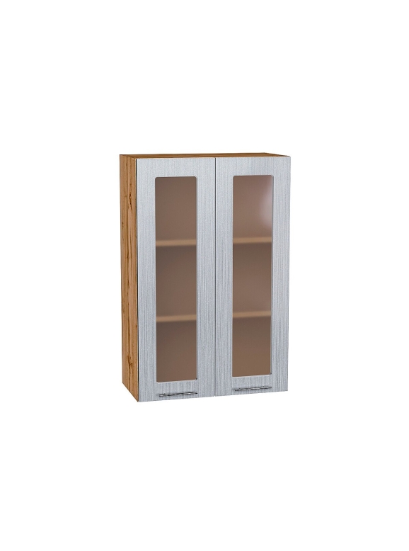Шкаф верхний с 2-мя остекленными дверцами Валерия-М