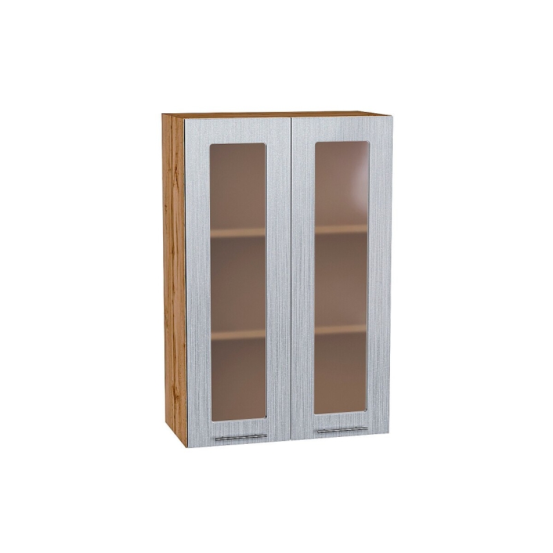 Шкаф верхний с 2-мя остекленными дверцами Валерия-М