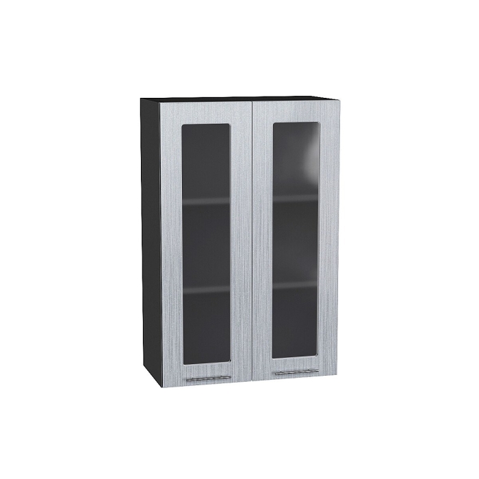 Шкаф верхний с 2-мя остекленными дверцами Валерия-М