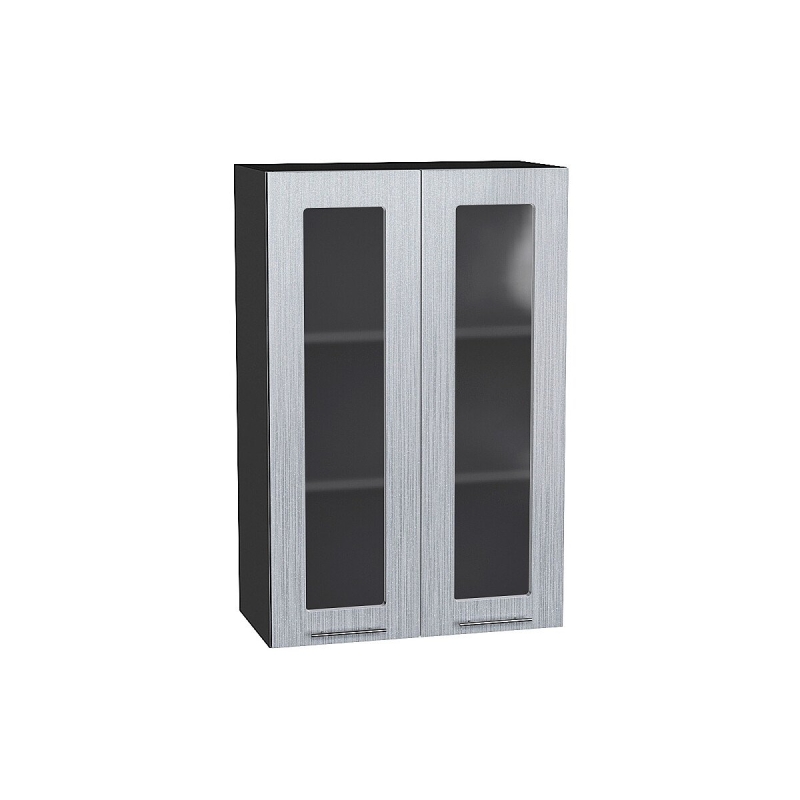 Шкаф верхний с 2-мя остекленными дверцами Валерия-М