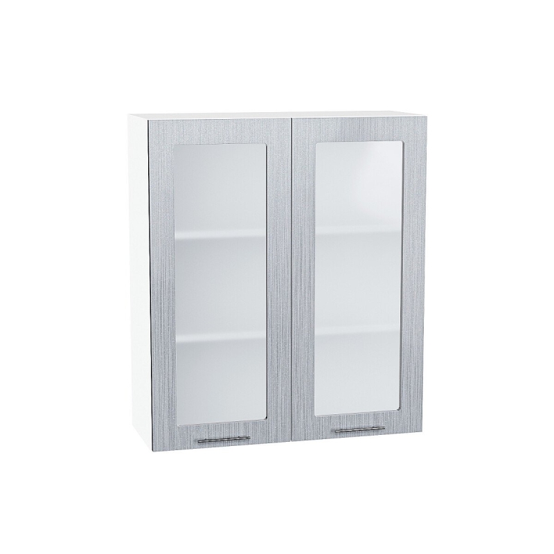 Шкаф верхний с 2-мя остекленными дверцами Валерия-М