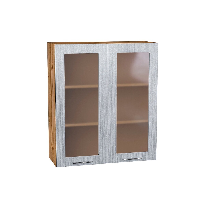 Шкаф верхний с 2-мя остекленными дверцами Валерия-М