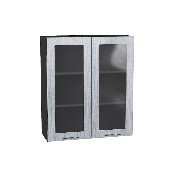 Шкаф верхний с 2-мя остекленными дверцами Валерия-М