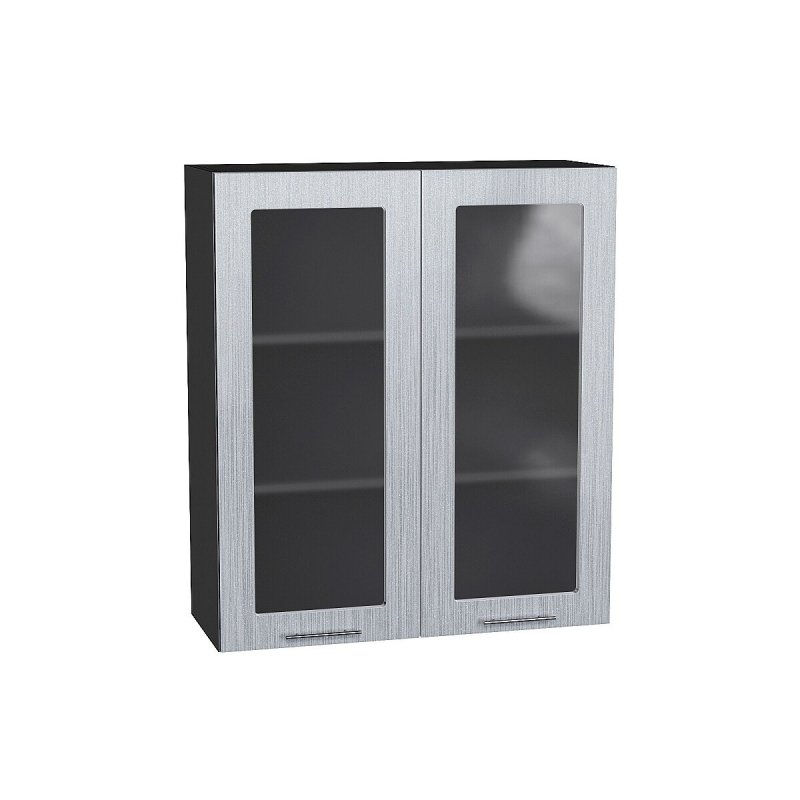 Шкаф верхний с 2-мя остекленными дверцами Валерия-М