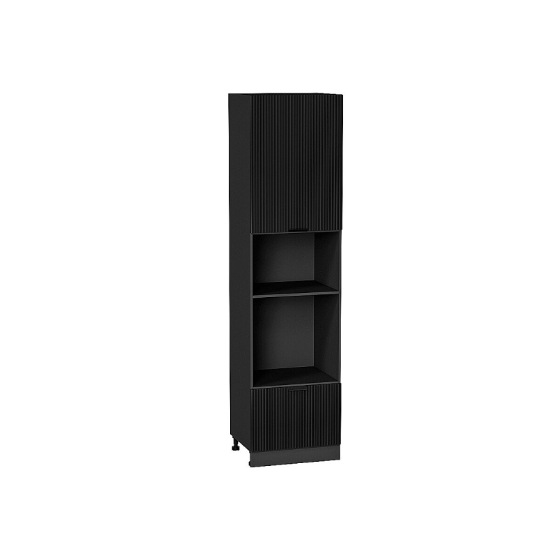 Шкаф пенал с 1-ой дверцей и ящиком под технику Евро Лайн