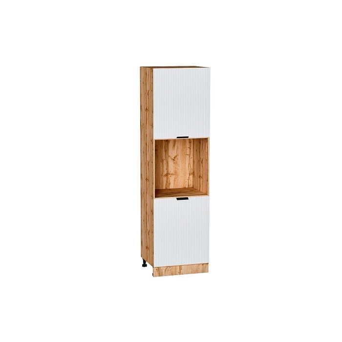 Шкаф пенал с 2-мя дверцами под технику Евро Лайн