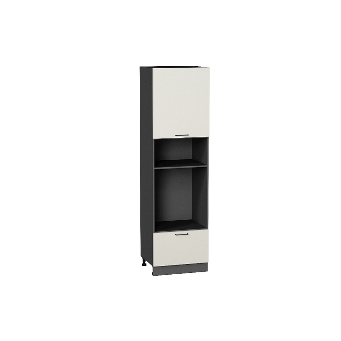 Шкаф пенал с 1-ой дверцей и ящиком под технику Флэт