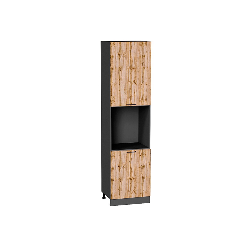 Шкаф пенал с 2-мя дверцами под технику Флэт