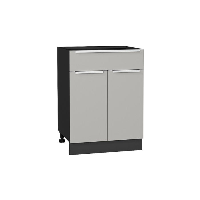 Шкаф нижний с 2-мя дверцами и ящиком Фьюжн