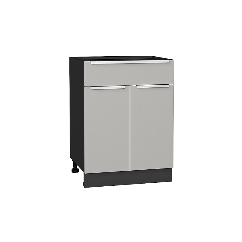 Шкаф нижний с 2-мя дверцами и ящиком Фьюжн