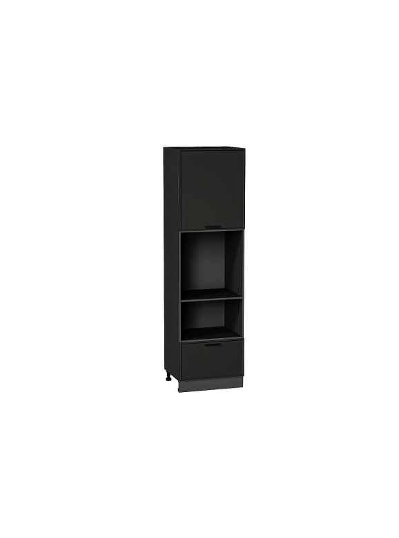 Шкаф пенал с 1-ой дверцей и ящиком под технику Фрейм