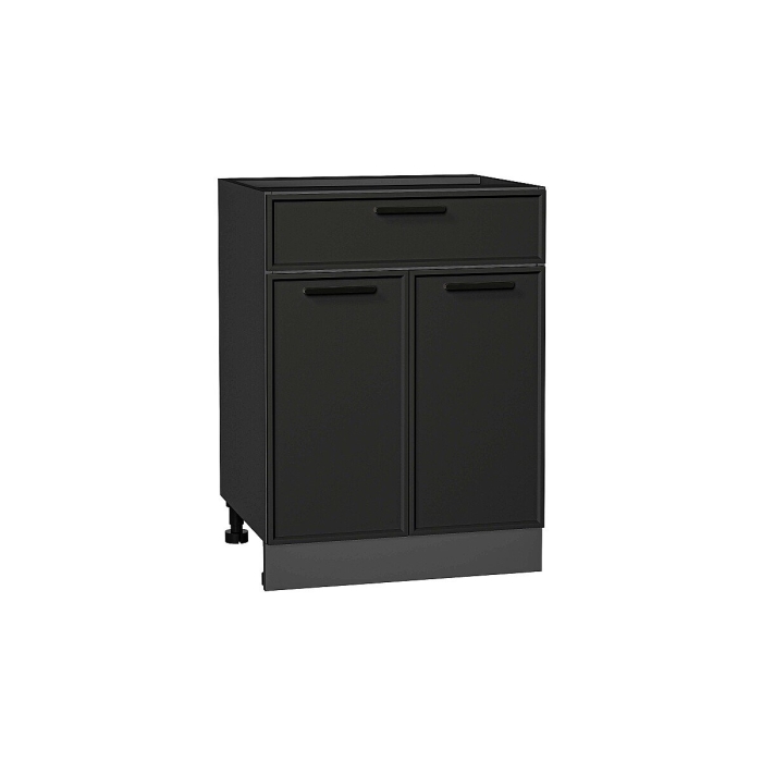 Шкаф нижний с 2-мя дверцами и ящиком Фрейм