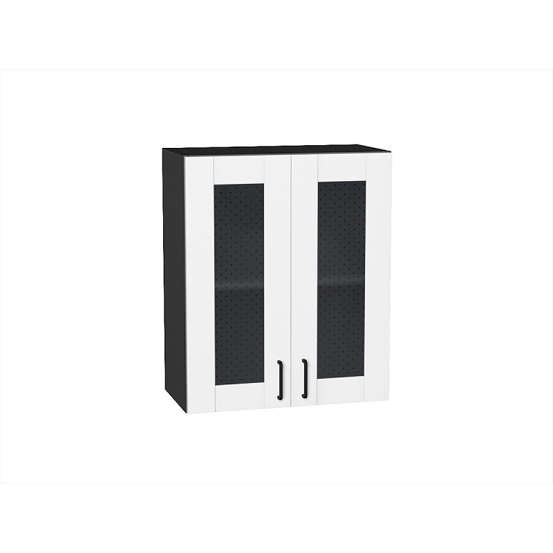 Шкаф верхний с 2-мя остекленными дверцами Лофт