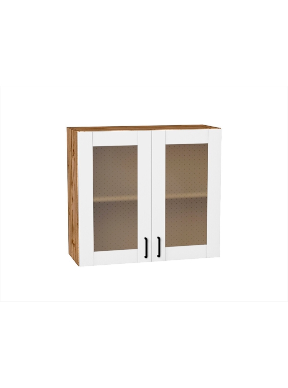 Шкаф верхний с 2-мя остекленными дверцами Лофт