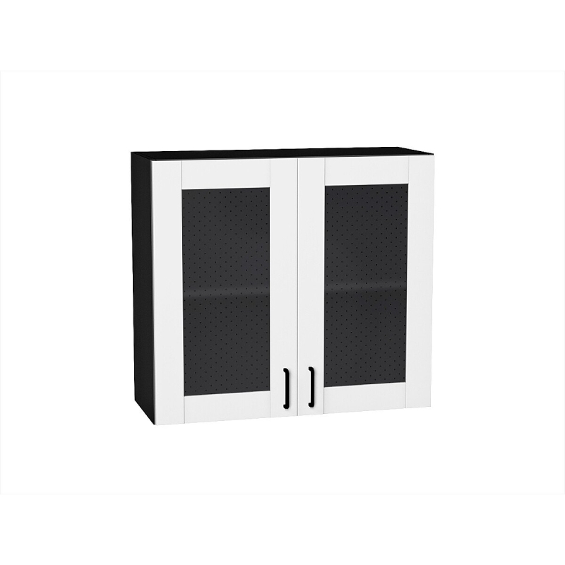 Шкаф верхний с 2-мя остекленными дверцами Лофт