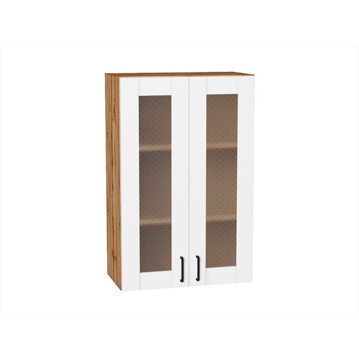 Шкаф верхний с 2-мя остекленными дверцами Лофт