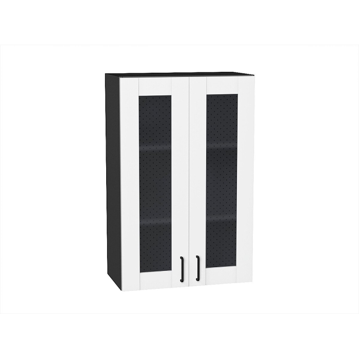 Шкаф верхний с 2-мя остекленными дверцами Лофт