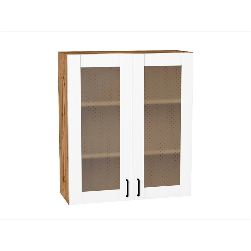 Шкаф верхний с 2-мя остекленными дверцами Лофт