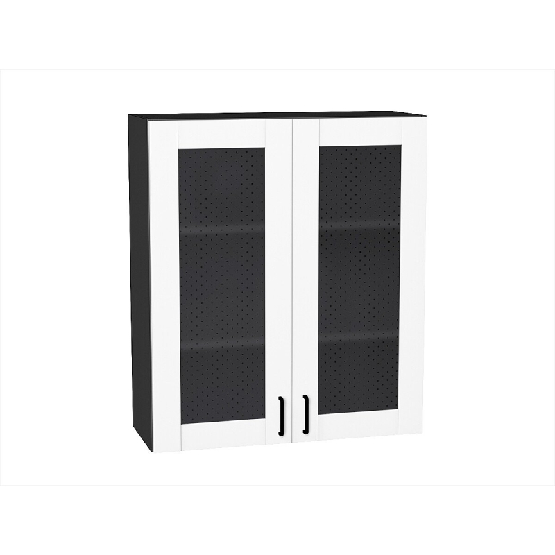 Шкаф верхний с 2-мя остекленными дверцами Лофт