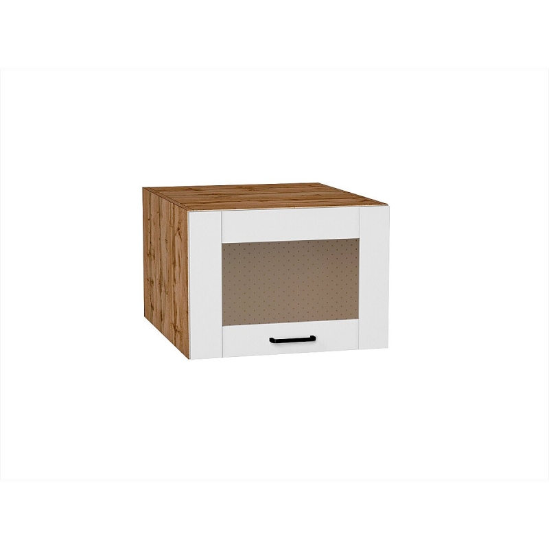 Шкаф верхний горизонтальный остекленный глубокий Лофт