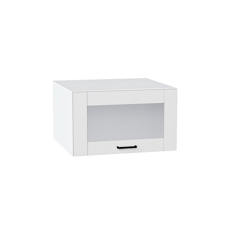 Шкаф верхний горизонтальный остекленный глубокий Лофт