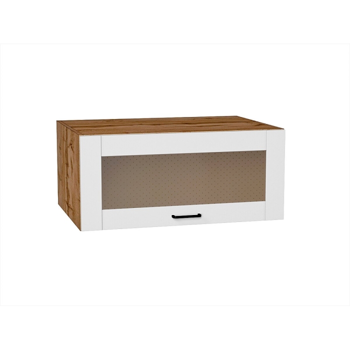 Шкаф верхний горизонтальный остекленный глубокий Лофт