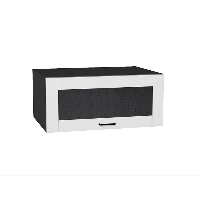 Шкаф верхний горизонтальный остекленный глубокий Лофт