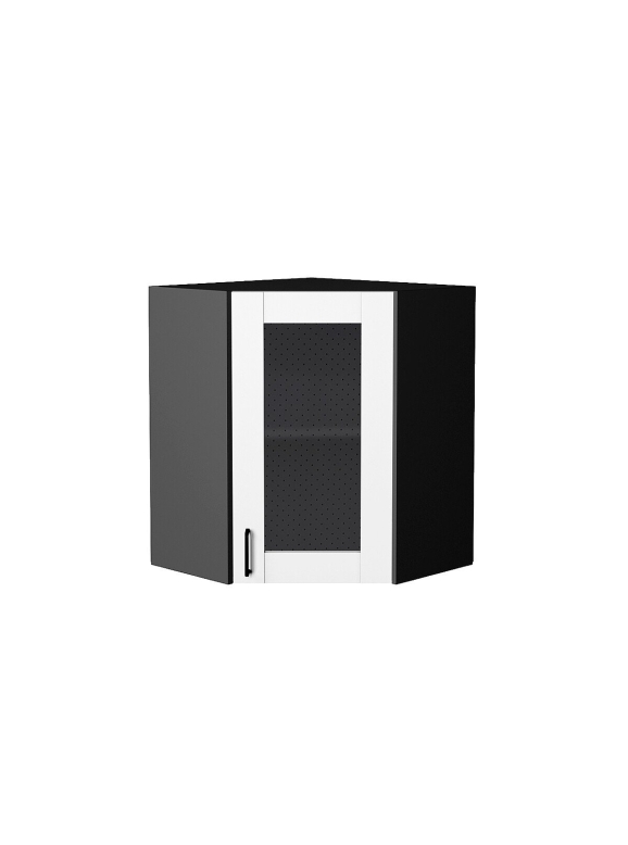 Шкаф верхний угловой остекленный Лофт